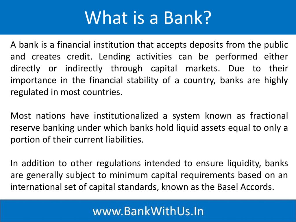 Bank Definition