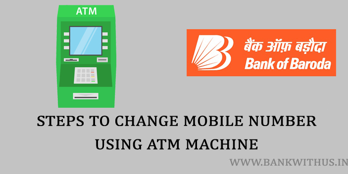 Changing Registered Mobile Number Using ATM Machine