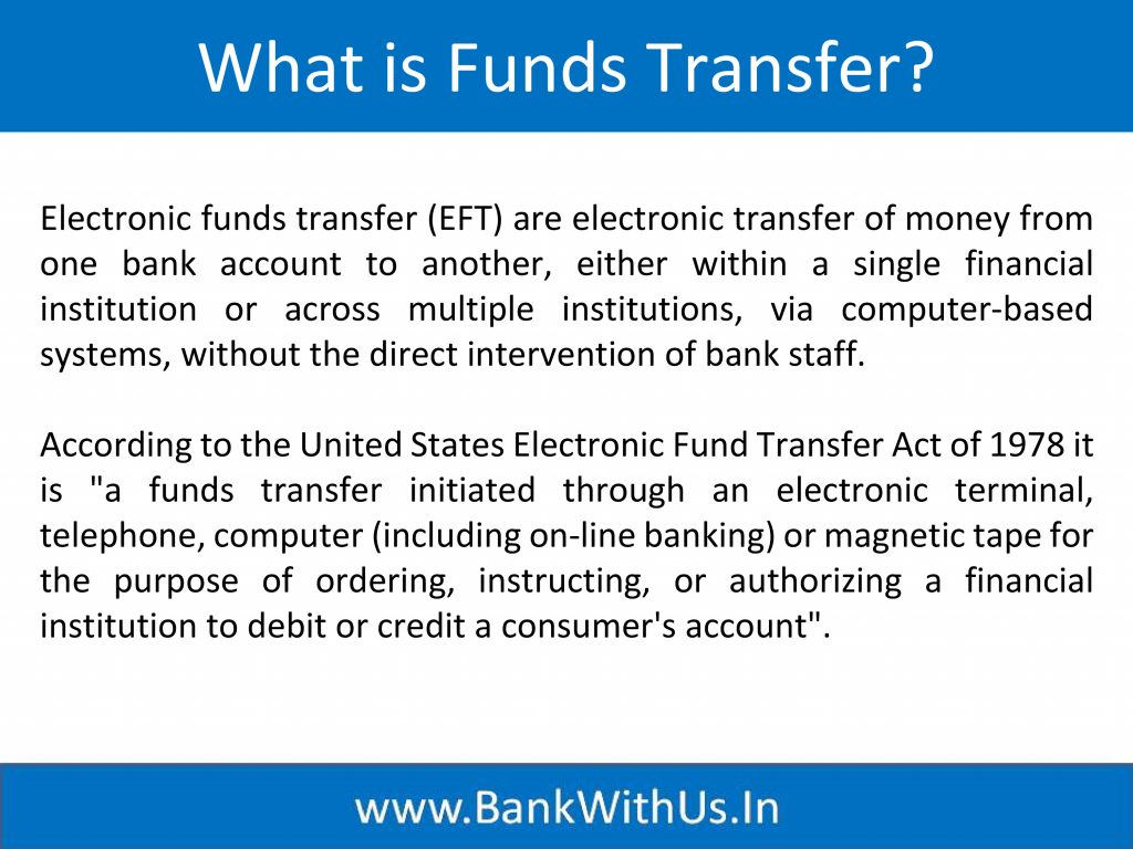 What is Funds Transfer?