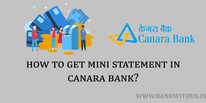 Canara Bank Mini Statement