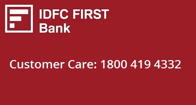 IDFC First Bank Customer Care