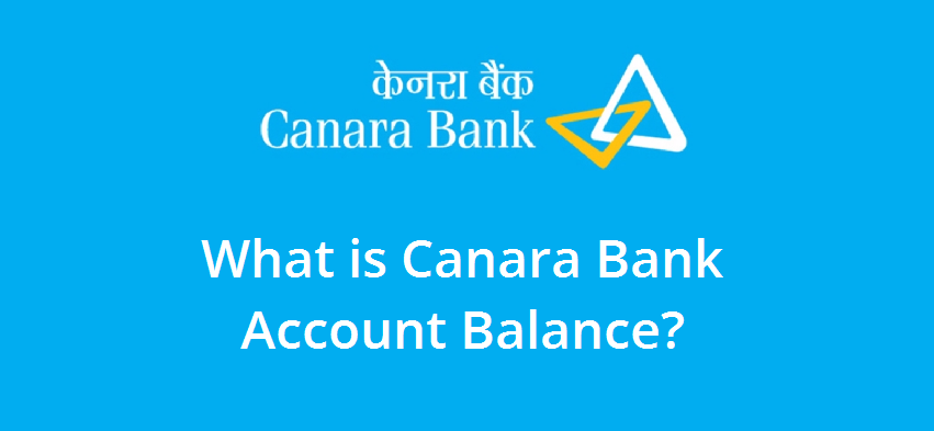 Canara Bank Balance Check