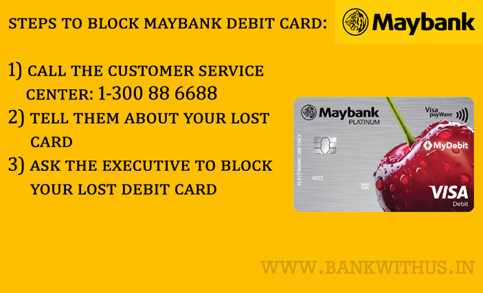 Steps to Block Maybank Debit Card