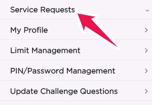 Click on Service Requests