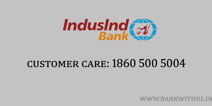 IndusInd Bank Customer Care - Bank With Us