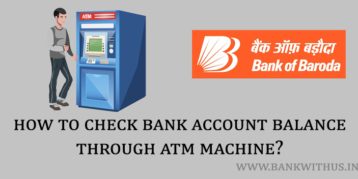 A Man Standing Near ATM Machine to Check Bank of Baroda Account Balance through ATM Machine