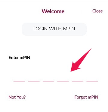 Enter your MPIN