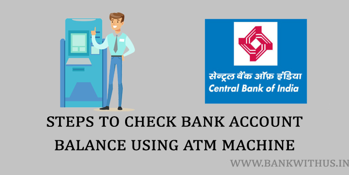 Using ATM Machine to Check CBI Account Balance