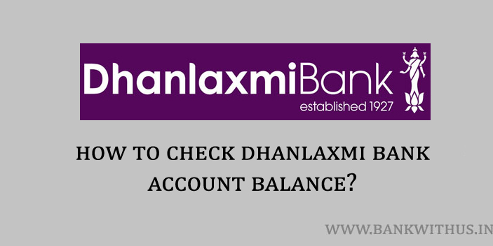 Dhanlaxmi Bank Account Balance