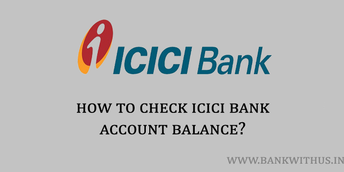 ICICI Bank Account Balance