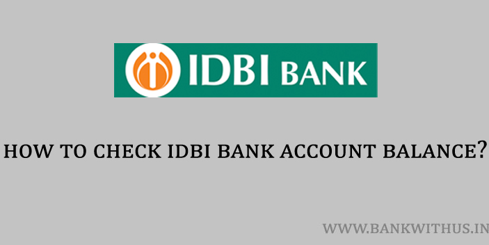 IDBI Bank Account Balance