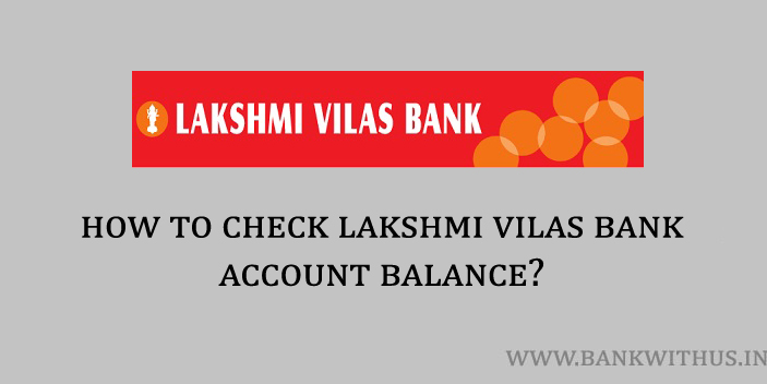 Lakshmi Vilas Bank Account Balance