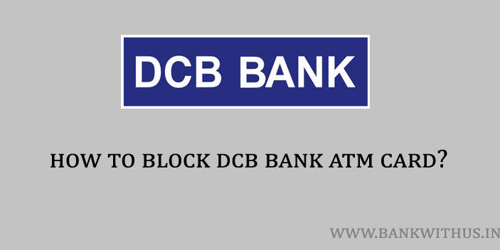 Block DCB Bank ATM Card