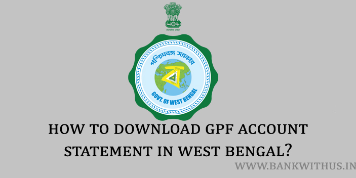 Download GPF Account Statement in West Bengal