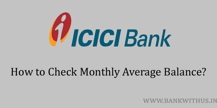Monthly Average Balance of ICICI Bank Account