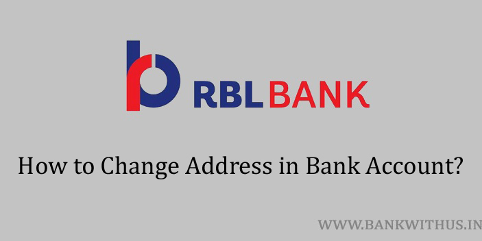 Change Address in RBL Bank Account