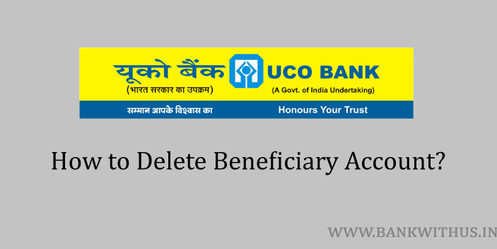 Delete Beneficiary Account in UCO Bank