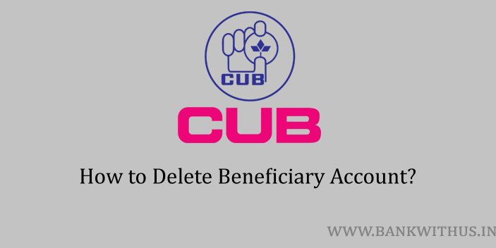 Delete Beneficiary Account in City Union Bank
