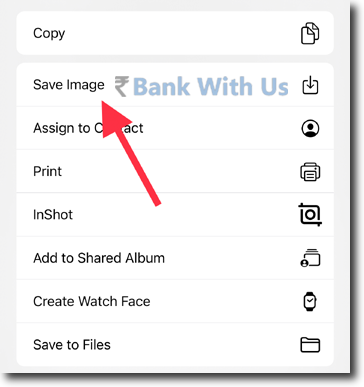 This Image Explains How the PhonePe QR Code can be Saved as Image on the Smartphone